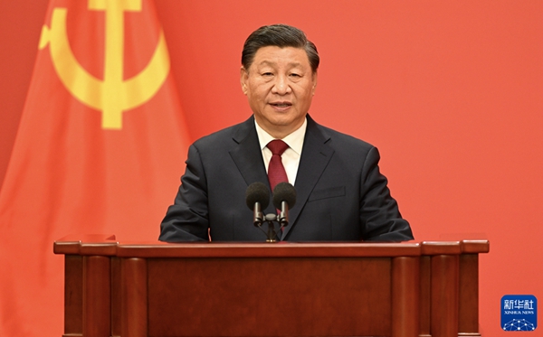 习近平在二十届中共中央政治局常委同中外记者见面时强调 始终坚持一切为了人民一切依靠人民 以中国式现代化全面推进中华民族伟大复兴